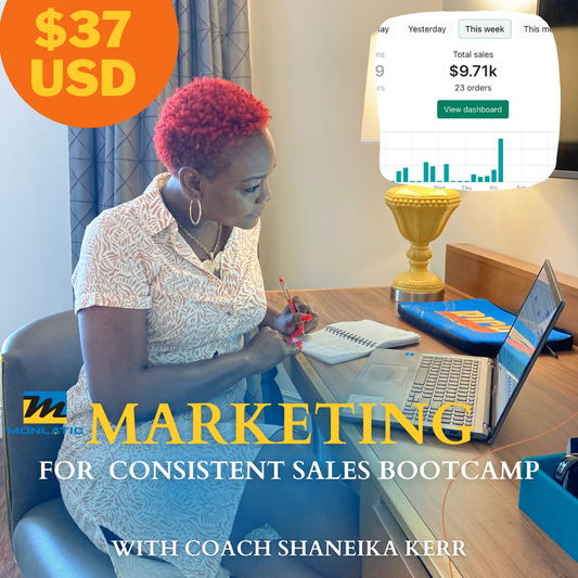 MARKETING FOR CONSISTENT SALES BOOTCAMP