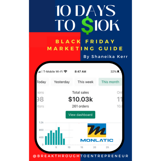 10 Days to 10K Black Friday Marketing Guide