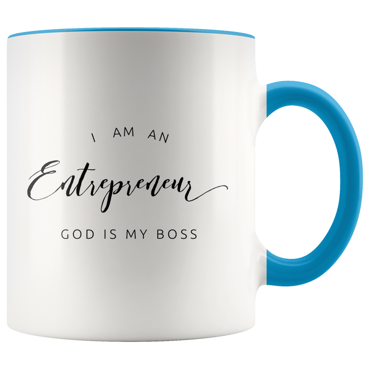 God Is The Boss Mug